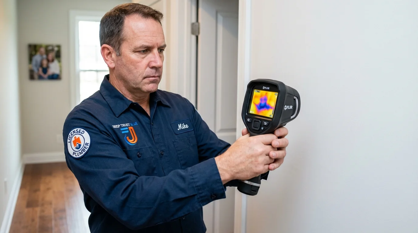Thermal imaging leak detection by Johns Plumbing LLC in Yreka